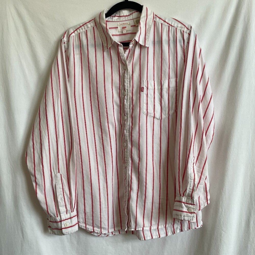 Levi’s Ultimate Boyfriend Striped Cotton Shirt